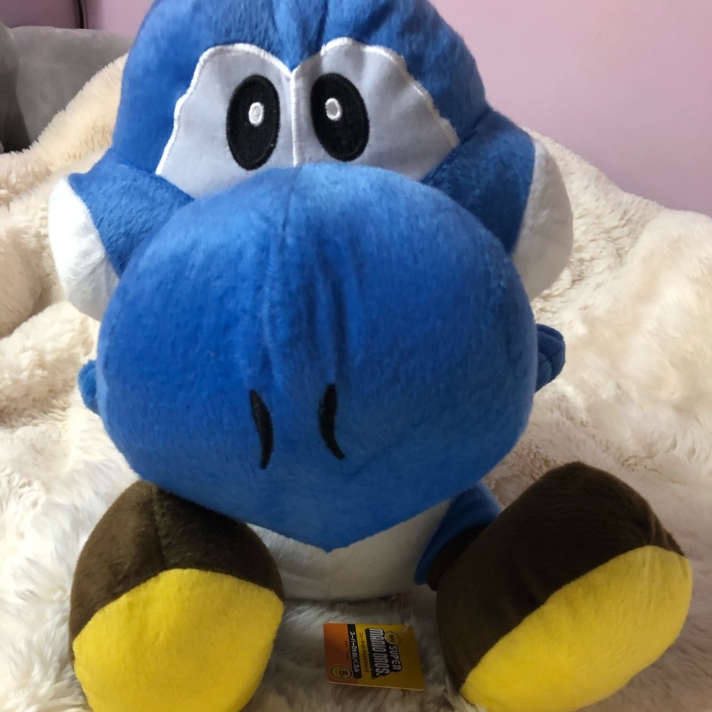 Medium blue yoshi toy